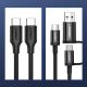 11. Ugreen US286 USB-C - USB-C PD QC 3A 480Mb/s cable 1.5m - black