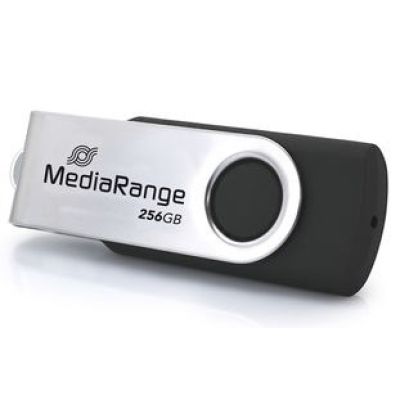 2. MediaRange MR1955 USB Flash Drive 256GB USB Type-C 3.2 Gen 1 (3.1 Gen 1) Black, Silver