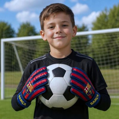 5. FC Barcelona Junior Goalkeeper Gloves BG9003