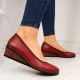 2. Red wedge pumps W Vinceza