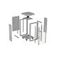 13. LANBERG FLOOR RACK CABINET 19" 22U 600X600 GRAY