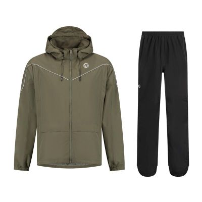 Rogelli Essential Rain Set Green S