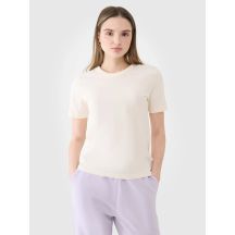 Women's oversize T-shirt with modal 4F 4FWSS25TTSHF1991-11S