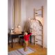 69. WOODEN PULL-UP LADDER WITH DESK BENCHK 112