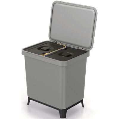 3. WASTE BIN SYSTEMA SORTIBOX 2IN1 SMOOTH GRAY