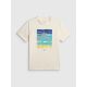 6. Men's regular printed T-shirt 4F 4FRSS26TTSHM4291-11S