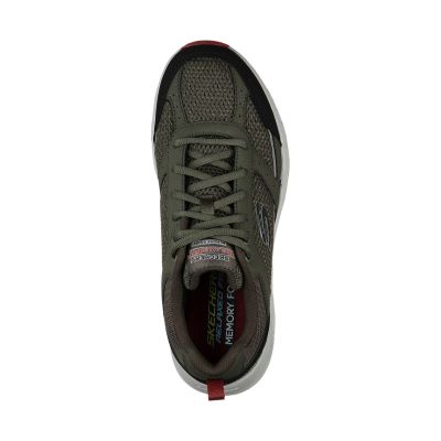 3. Skechers Oak Canyon-Verketta Men's Shoes Olive 51898 OLBK