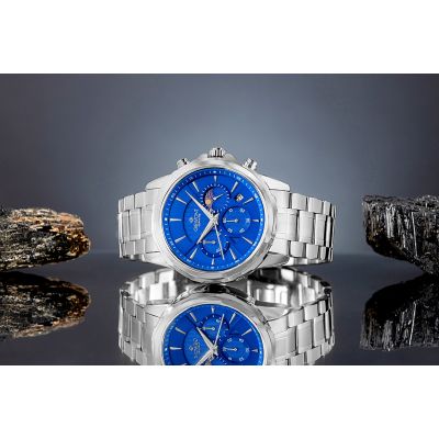 5. Men's Watch Giewont Chronograph Sapphire Silver Blue GW9460-B3