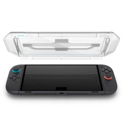 5. Spigen Glas.Tr ”EZ FIT” Tempered Glass 2-pack for Nintendo Switch 2 - Transparent