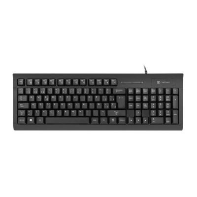 4. NATEC NKL-2052 Office Keyboard USB QWERTY Spanish Black