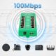 22. Extralink Gigabit PoE Injector 8 Port Active, 8 Gigabit 802.3at/af ports, Mode A