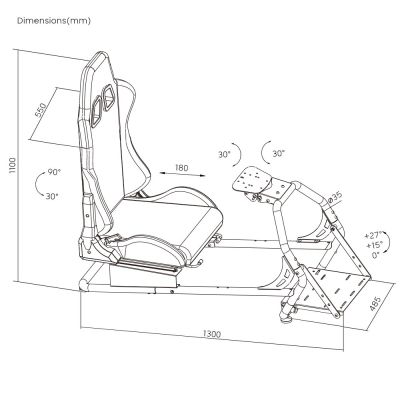 8. Oplite GT3 Superfast V2 Racing Cockpit
