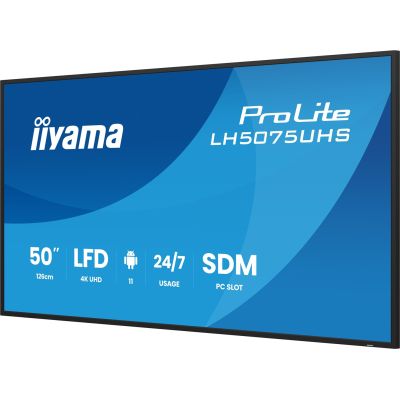 6. Iiyama panel 50" 3840x2160 UHD VA Haze 25% 500cd/m2