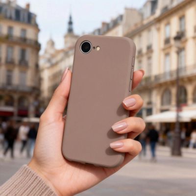 7. Tech-Protect Silicone MagSafe Case for iPhone 16e / 17e - Brown