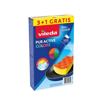 Vileda Pur Active Colors dishwasher 4 pcs.