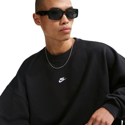 5. Nike Club FT OS Crew Men's Sweatshirt Black IF0747 010
