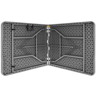 9. CATERING TABLE FOLDABLE INTO A SUITCASE 180x74CM MAX.100KG WOODLAND BOARD DARK GREY