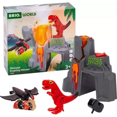 2. BRIO Dinosaur Erupting Volcano