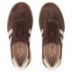 6. Women's brown leather and suede platform shoes Filippo DP6776