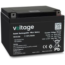 AGM Voltage 12V 26Ah VE12-26 Battery (Lifespan 6-9 years)