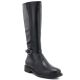 10. Sergio Leone KZ-32-S black leather women's boots