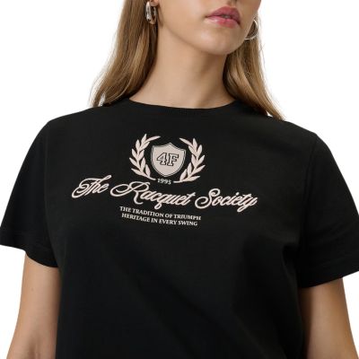 5. Women's T-shirt 4F F2738 deep black 4FWSS26TTSHF2738 20S