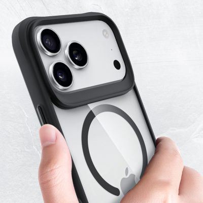 13. 3mk Satin Armor MagCase for iPhone 17 Pro Max - Transparent Black