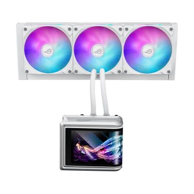 4. ASUS ROG RYUO IV SLC 360 ARGB WHT cooler