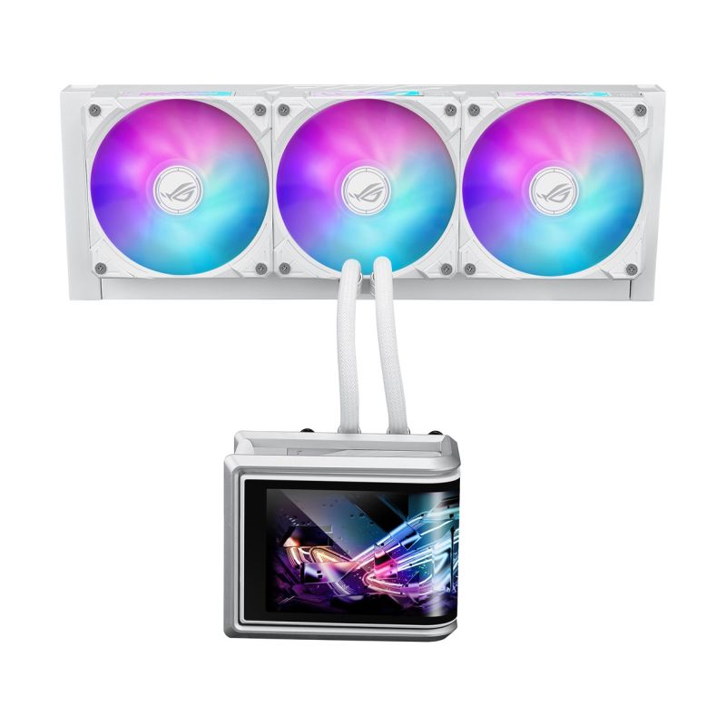 4. ASUS ROG RYUO IV SLC 360 ARGB WHT cooler