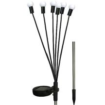 SOLAR LAMP DANCING IN THE WIND WHITE BALLS 6 LED 72CM