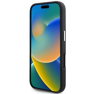 5. Karl Lagerfeld FW Metal Plate MagSafe iPhone 16 Plus Case - Black