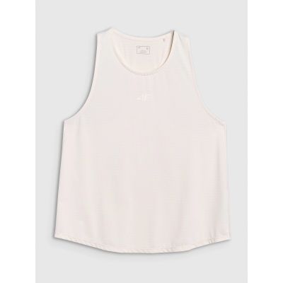 6. Women's quick-drying oversize training top 4F 4FWSS25TFSLF412-11S