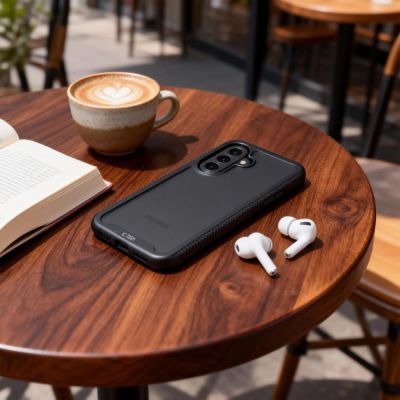 3. Tech-Protect Defense Case for Samsung Galaxy A36 / A56 / A37 5G - Matte Black