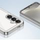 5. Outer Space Case for Samsung Galaxy S25 Edge Cover with Flexible Frame - Transparent