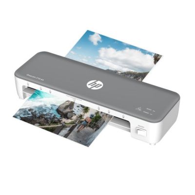 3. HP ONELAM 270 Laminator, A4, hot + 5 pouches: A4/80 mic, gray