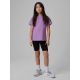 3. Regular plain girls' T-shirt 4F 4FJRSS26TTSHF3554-12S