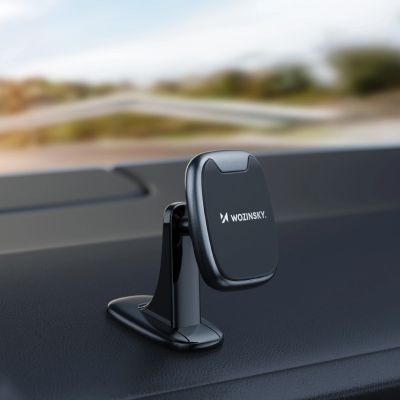 11. Wozinsky WUMTD Magnetic Car Dashboard Phone Holder - Black