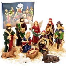 NATIVITY FIGURES 11 PCS 10 CM