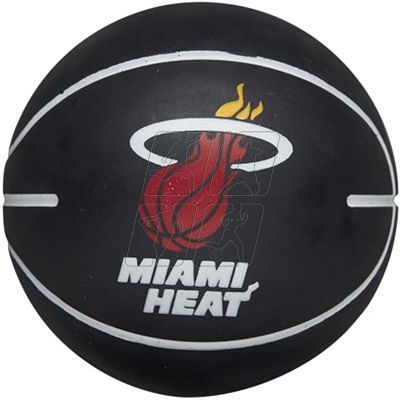 3. Wilson NBA Dribbler Miami Heat Mini Ball WTB1100PDQMIA basketball