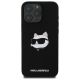 3. Karl Lagerfeld Silicone Choupette Head Print MagSafe iPhone 16 Pro Case - Black