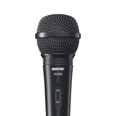 Shure SV200 - Dynamic, universal, cardioid microphone, switch, cable