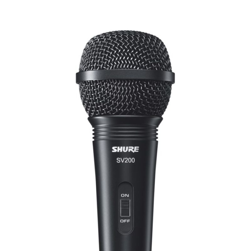 Shure SV200 - Dynamic, universal, cardioid microphone, switch, cable