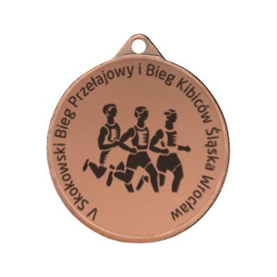 Laser-engraved steel medal – RMI