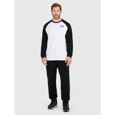 3. Men's oversize longsleeve 4F 4FRAW25TLONM633-10S