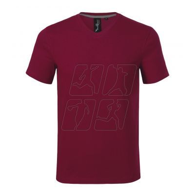 2. Malfini Action V-neck T-shirt M MLI-70086 garnet