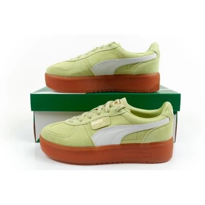 10. Puma women's shoes sports sneakers Palermo platform fashionable green