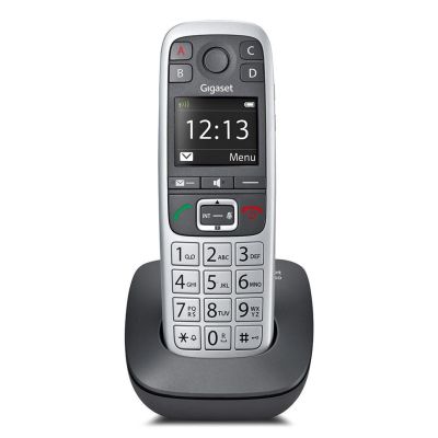 2. Gigaset E560 DECT telephone, caller ID, Black, Silver