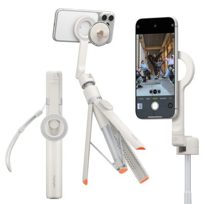 Spigen S582W Bluetooth Selfie Stick - Beige