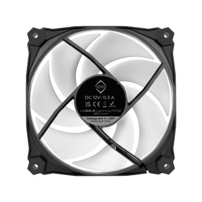 12. Iceberg Thermal IceGALE Lightning ARGB Computer Case Fan 12cm Black 3 pcs.