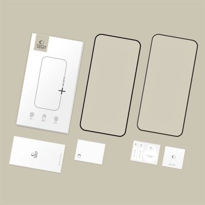 7. Tech-Protect Glass Fit+ 2-Pack Tempered Glass for Motorola Moto G57 / G57 Power / G67 Power - Black